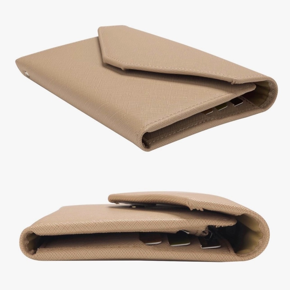 Multi-purpose RFID Blocking Passport Holder Travel Wallet | Hazelnut